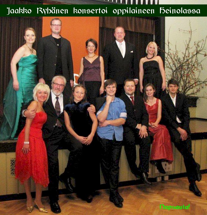 Ryhänen konsertoi oppilaineen